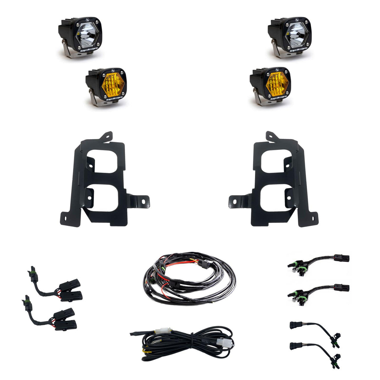 GMC S1 Dual Fog Pocket Light Kit - GMC 2019-22 Sierra 1500
