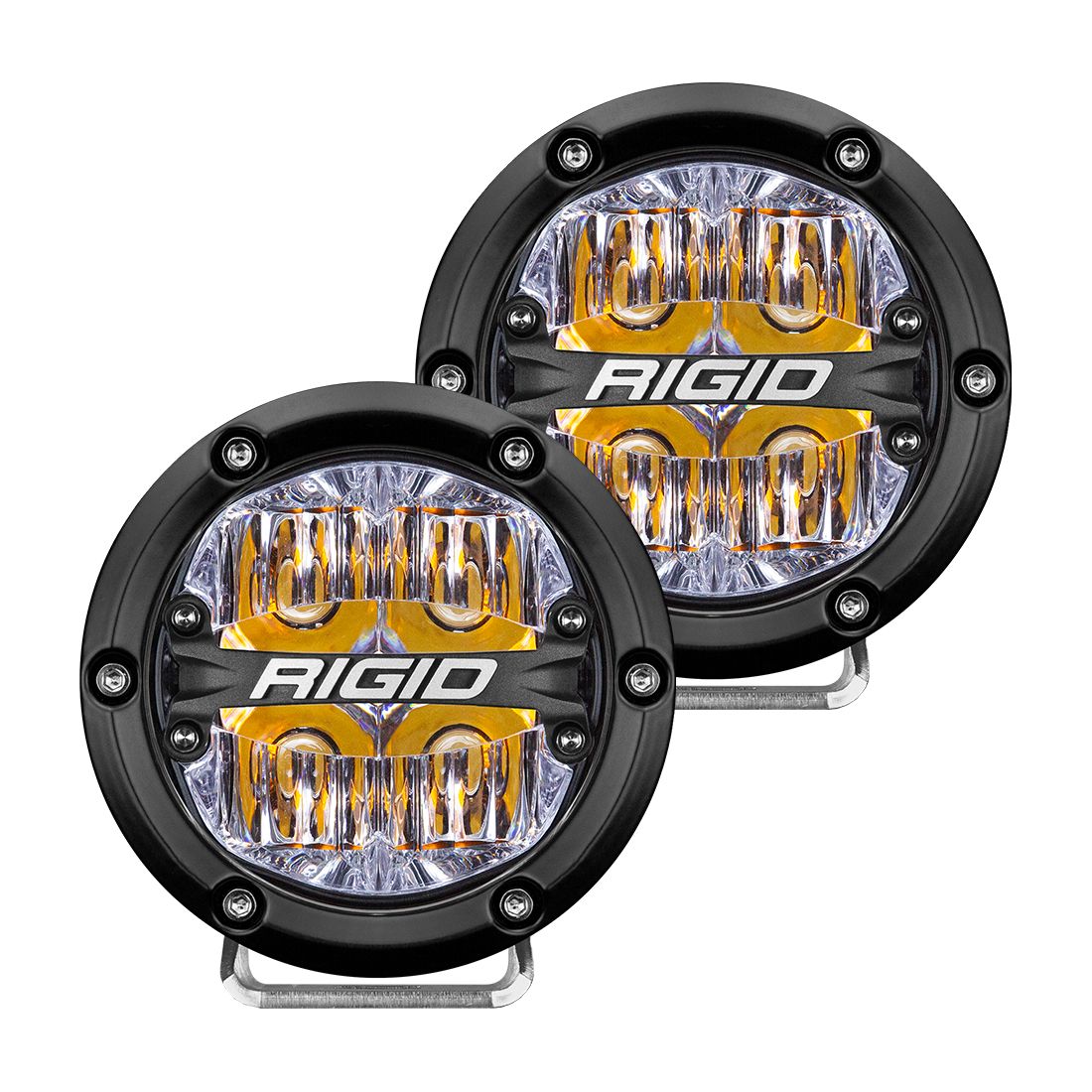 360-SERIES 4 INCH LED OFF-ROAD DRIVE OPTIC WITH AMBER BACKLIGHT PAIR