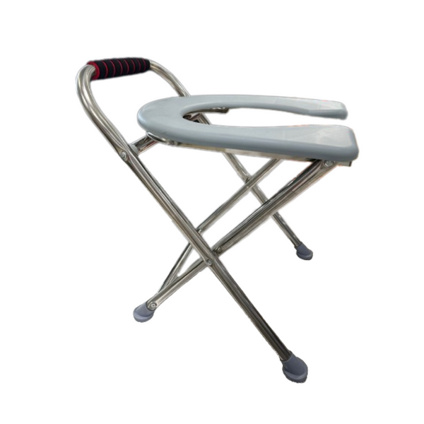 Camping toilet chair