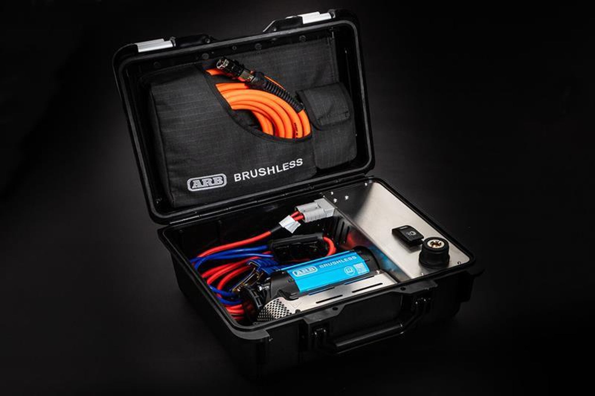 Brushless Single Motor Portable 12V Air Compressor