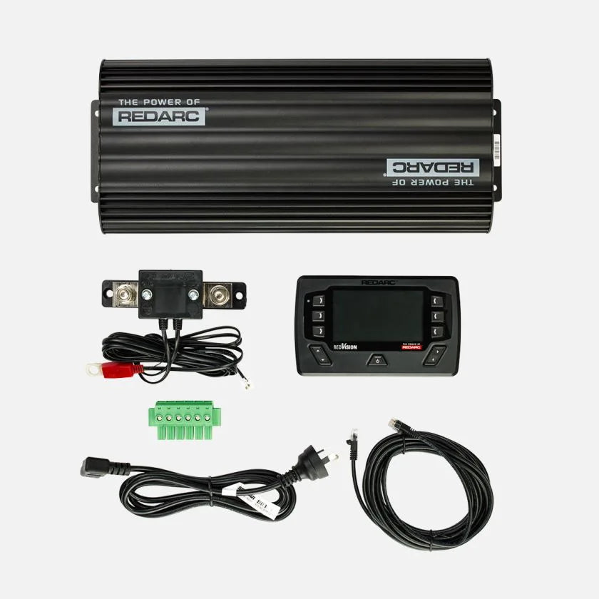 The Manager30 Battery Management System with Redvision Display and UK AC Plug