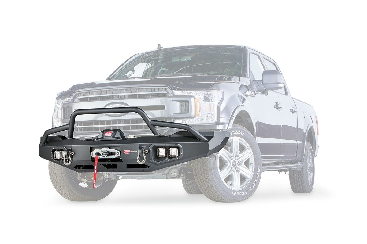 مصد أمامي Ascent لتركيب رافعة لشاحنات فورد F150 موديلات 2018-2020 من WARN