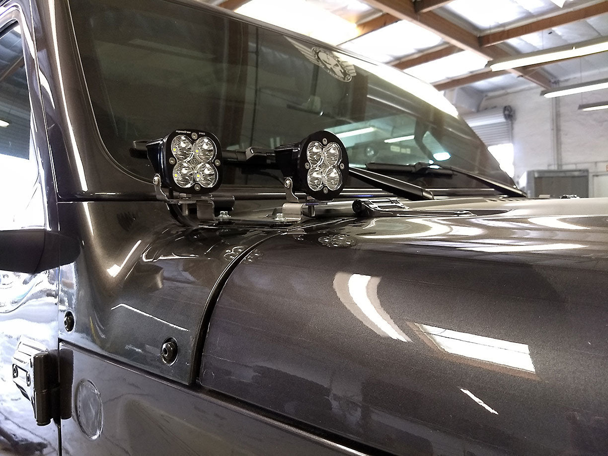 Jeep JL /JT Cowl Mount Dual A Pillar Mount Kit