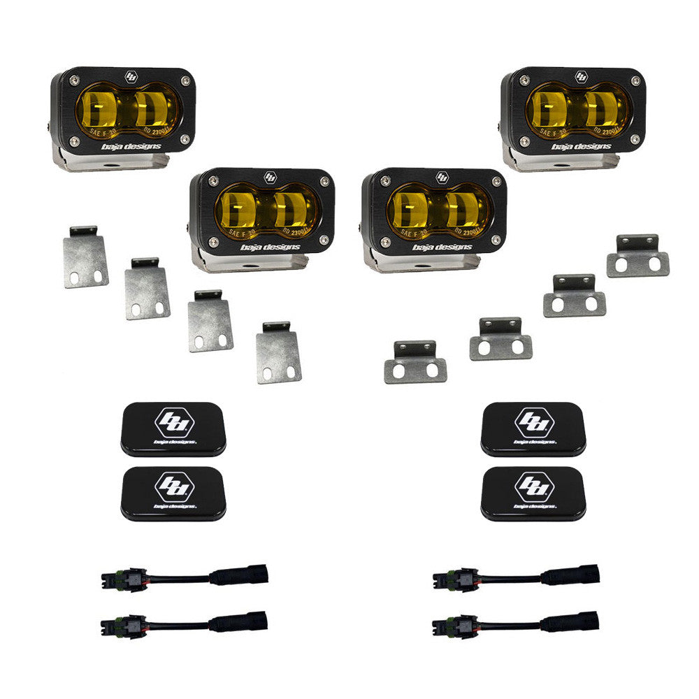 Ford Raptor S2 SAE Dual Fog Pocket Kit - Ford 2021-On F-150 Raptor, 2024-On F-150 Raptor 37/R