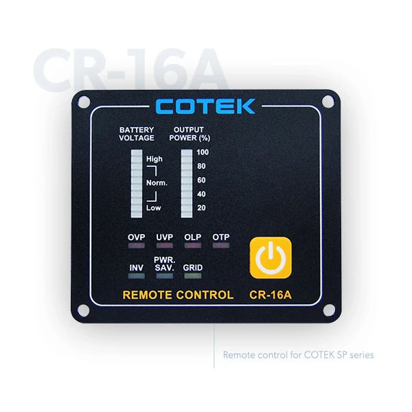 Remote control for COTEK SP series