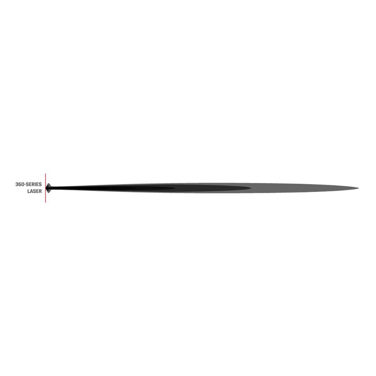 6 Inch 360-Series Laser Amber PRO with Precision Spot Optics and Amber backlight