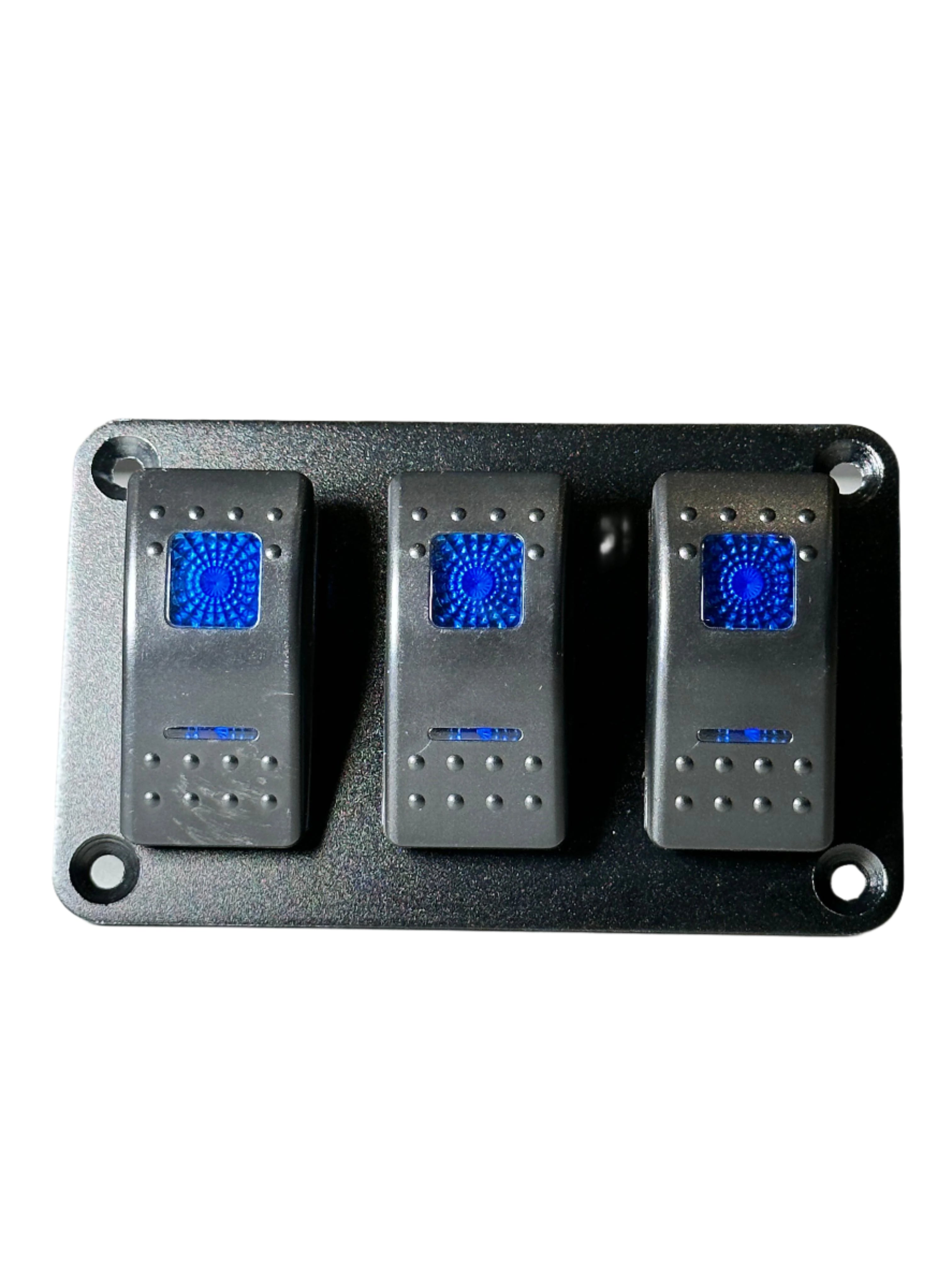 3 Rocker Switch Panel