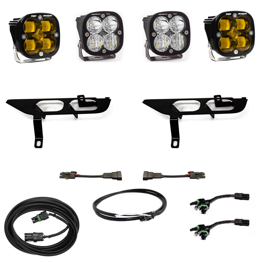 Ford Squadron SAE/Sport Fog Pocket Light Kit - Ford 2021-23 F-150