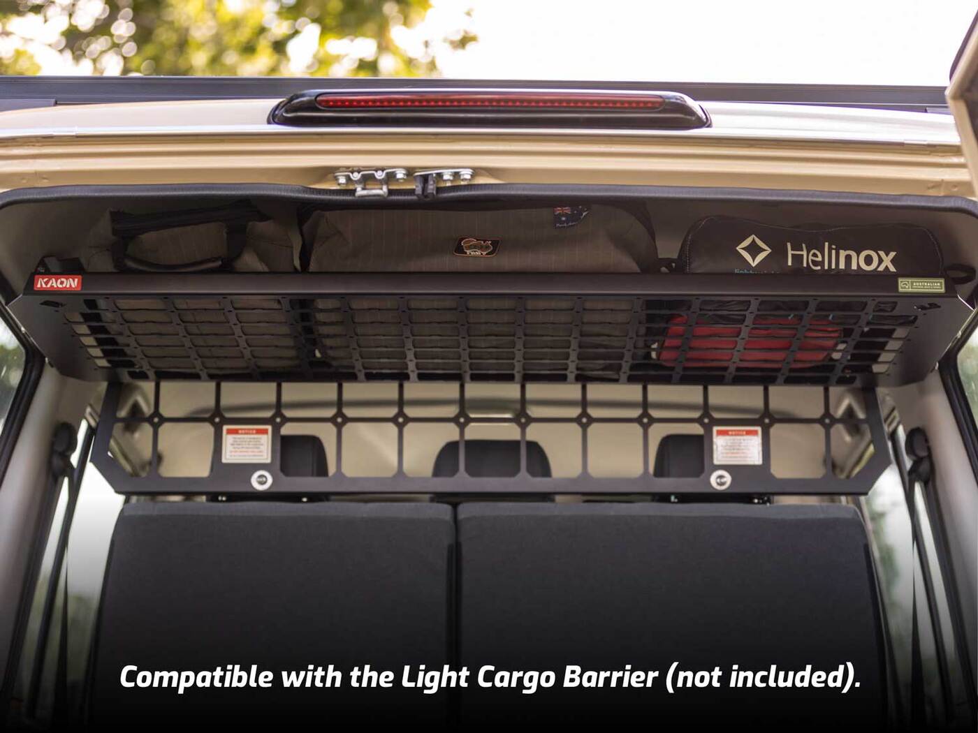 Standalone Rear Roof Shelf to suit Toyota Land Cruiser LC76