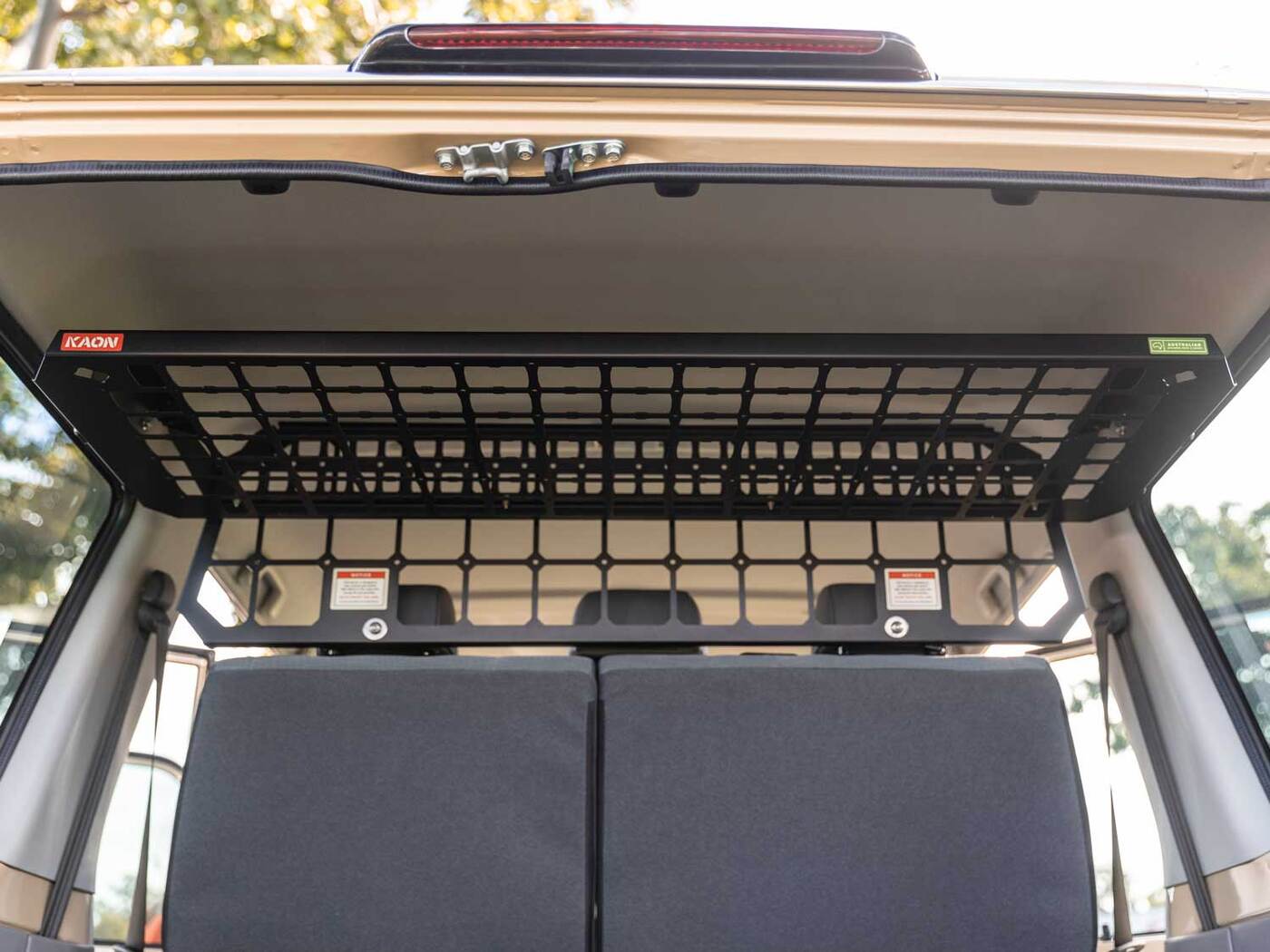 Standalone Rear Roof Shelf to suit Toyota Land Cruiser LC76