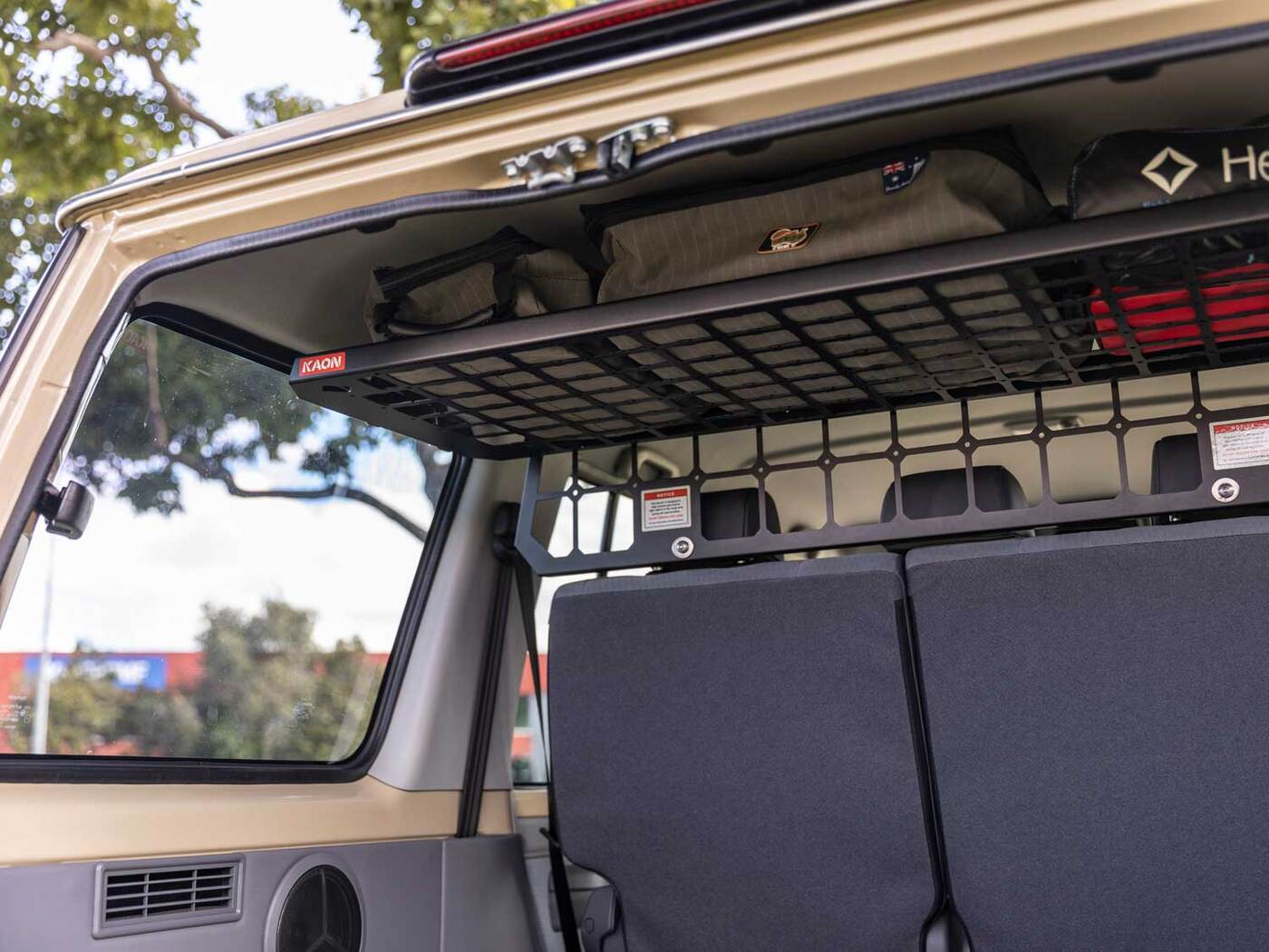 Standalone Rear Roof Shelf to suit Toyota Land Cruiser LC76