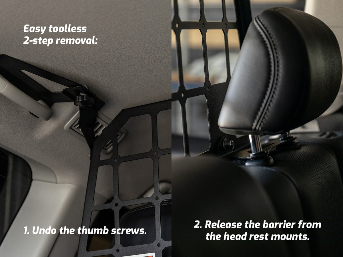 Light Cargo & Pet Barrier to suit Toyota Prado 150