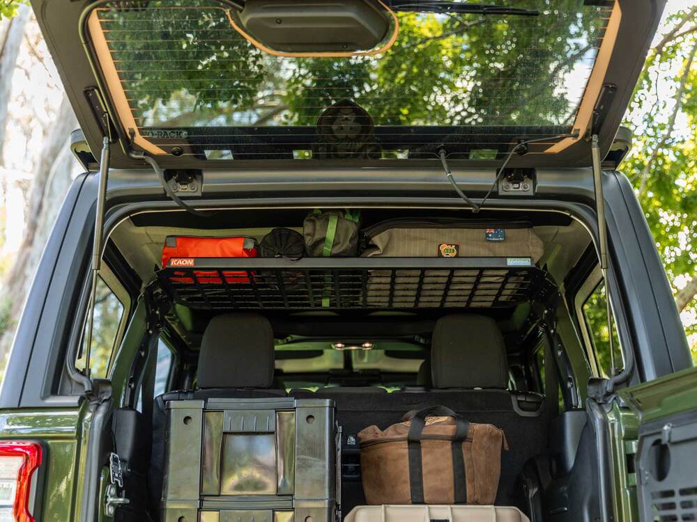 Standalone Rear Roof Shelf to suit Jeep Wrangler