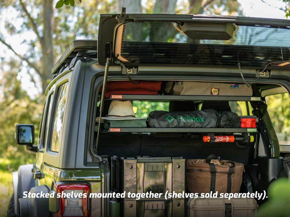 Standalone Rear Roof Shelf to suit Jeep Wrangler
