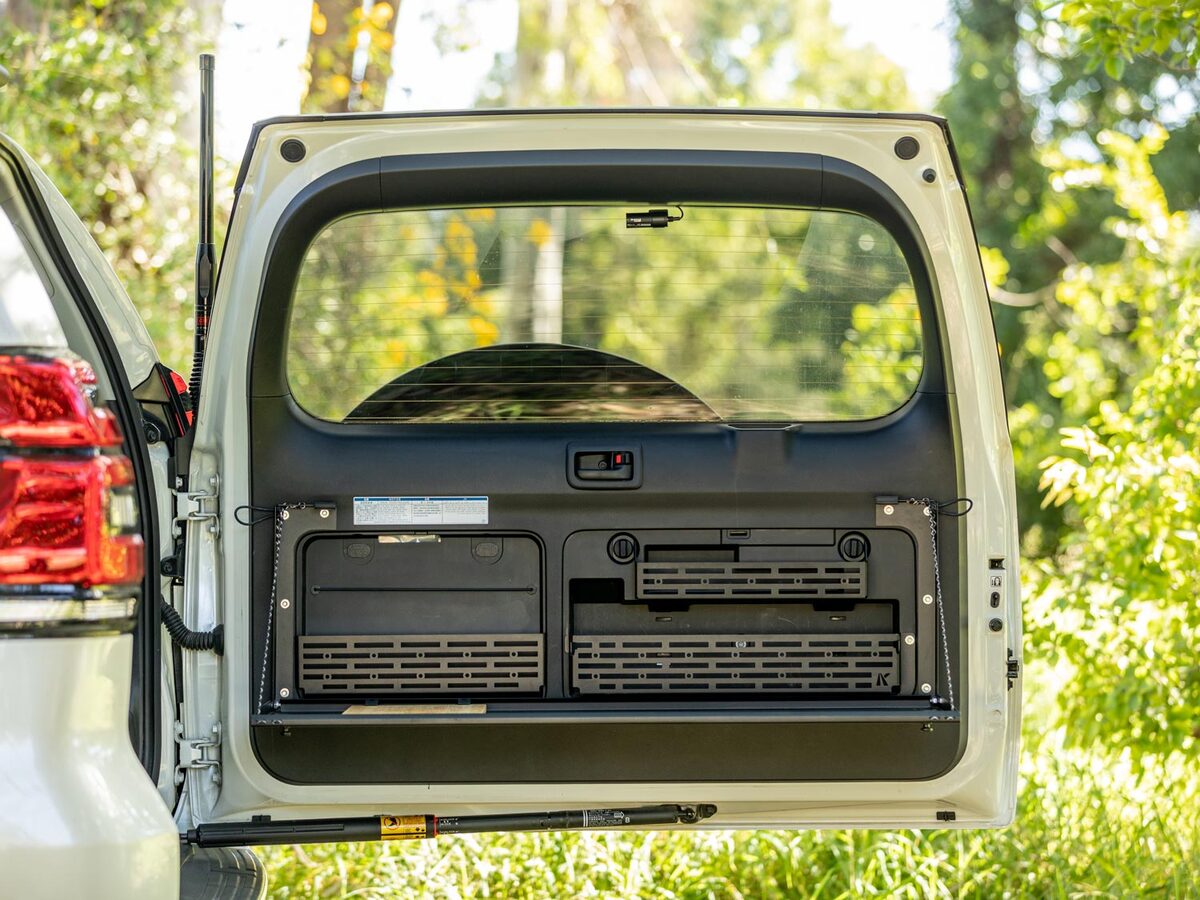 Rear Door Utensil Cage to suit Toyota Prado 150