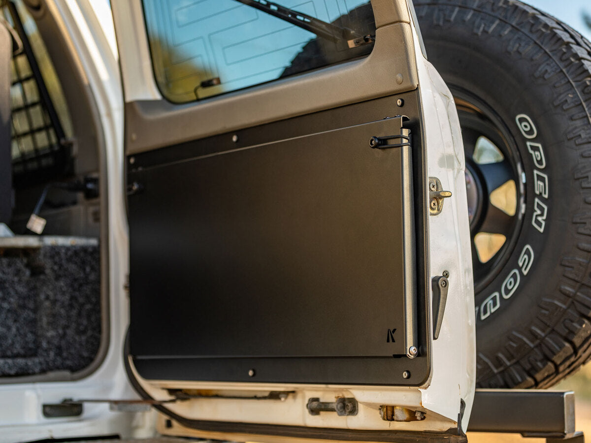 Rear Door Drop Down Table & Door Cards to suit Nissan Patrol Y61 GU