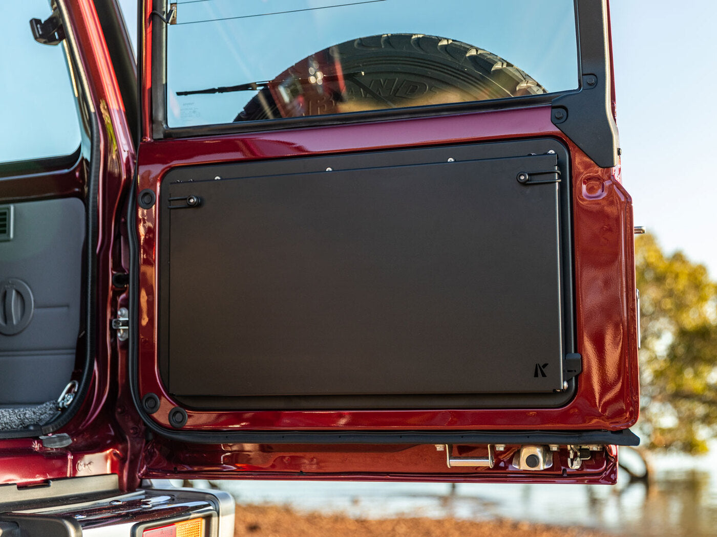 Rear Door Drop Down Table & Door Cards to suit Toyota Land Cruiser 70 Series