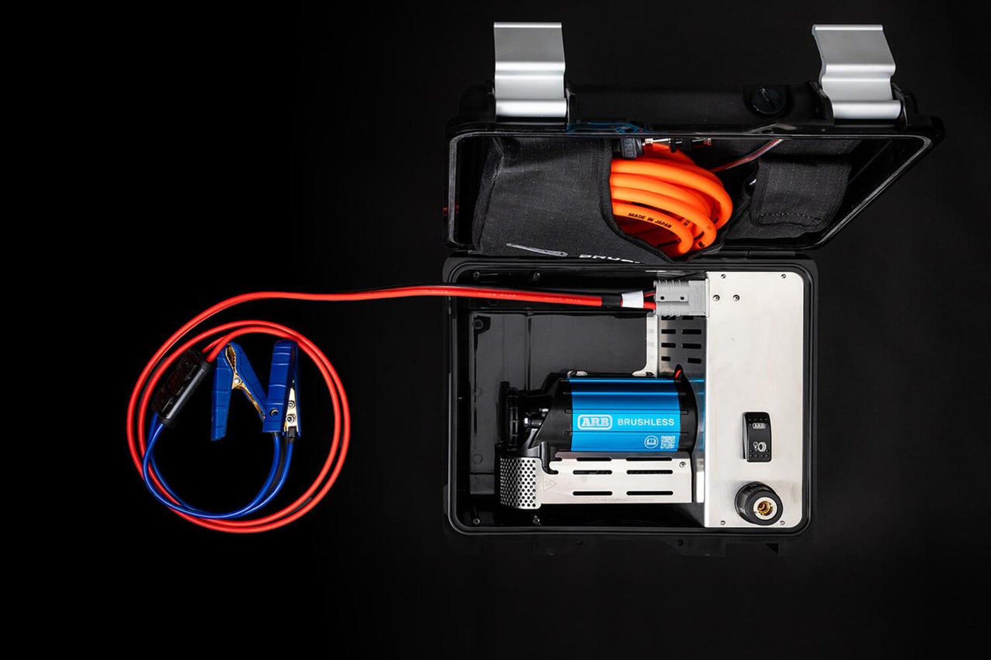 Brushless Single Motor Portable 12V Air Compressor