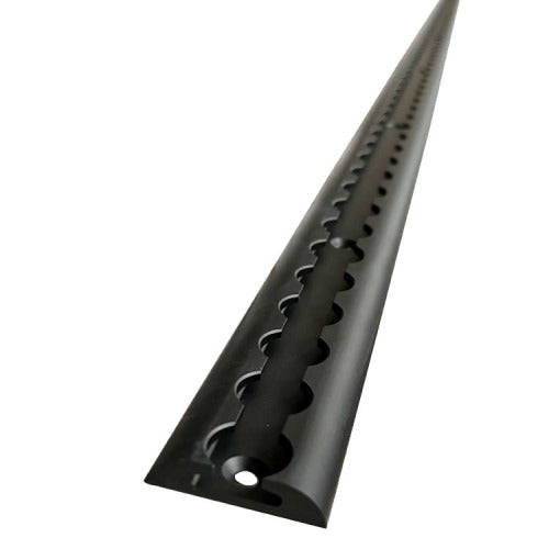 2m Heavy Duty Aluminum Airline L-Track Angled Tie-Down Rail