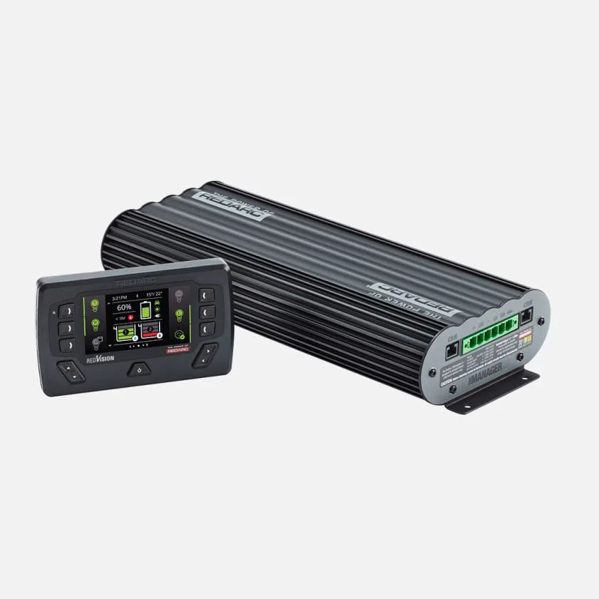 The Manager30 Battery Management System with Redvision Display and UK AC Plug