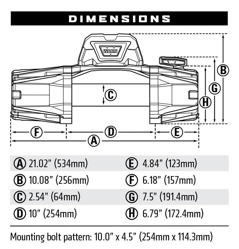 رافعات VR EVO 8-S من Warn