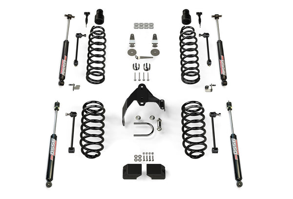 JK 2dr: 3" Coil Spring Base Lift Kit & 9550 VSS Twin-Tube