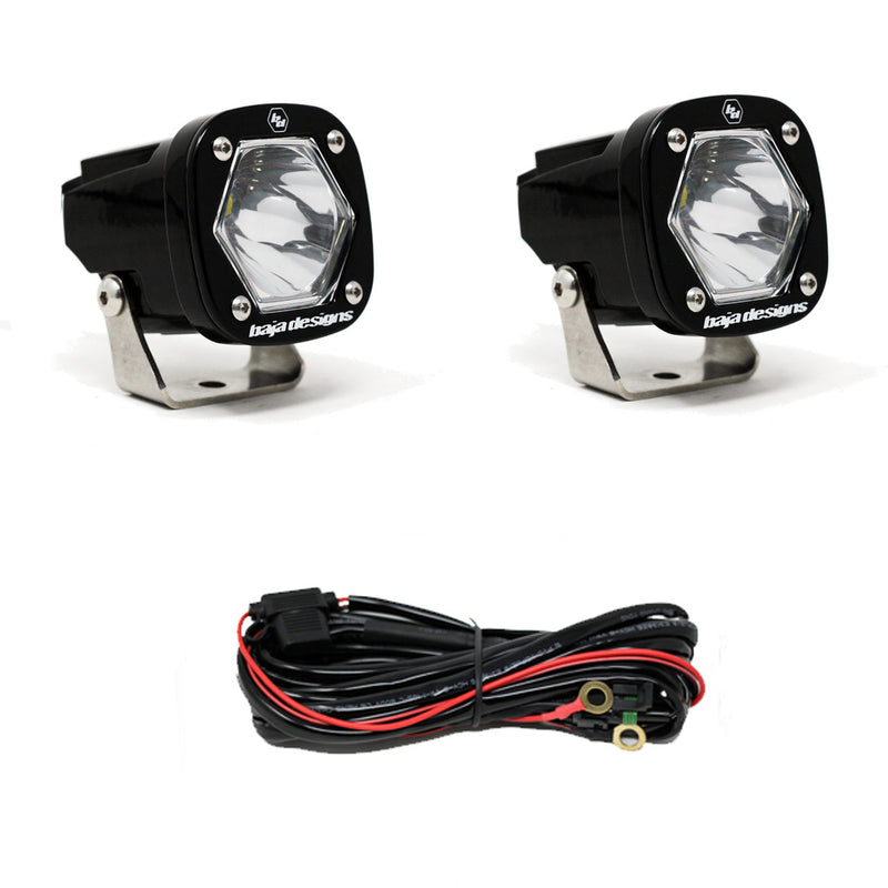 مصباح LED الإضافي الأسود S1 (مجموعة من 2)