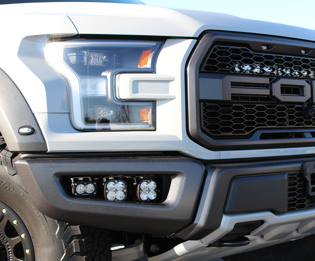 Ford Squadron/S2 Pro Fog Pocket Light Kit - Ford 2017-20 F-150; NOTE: Raptor