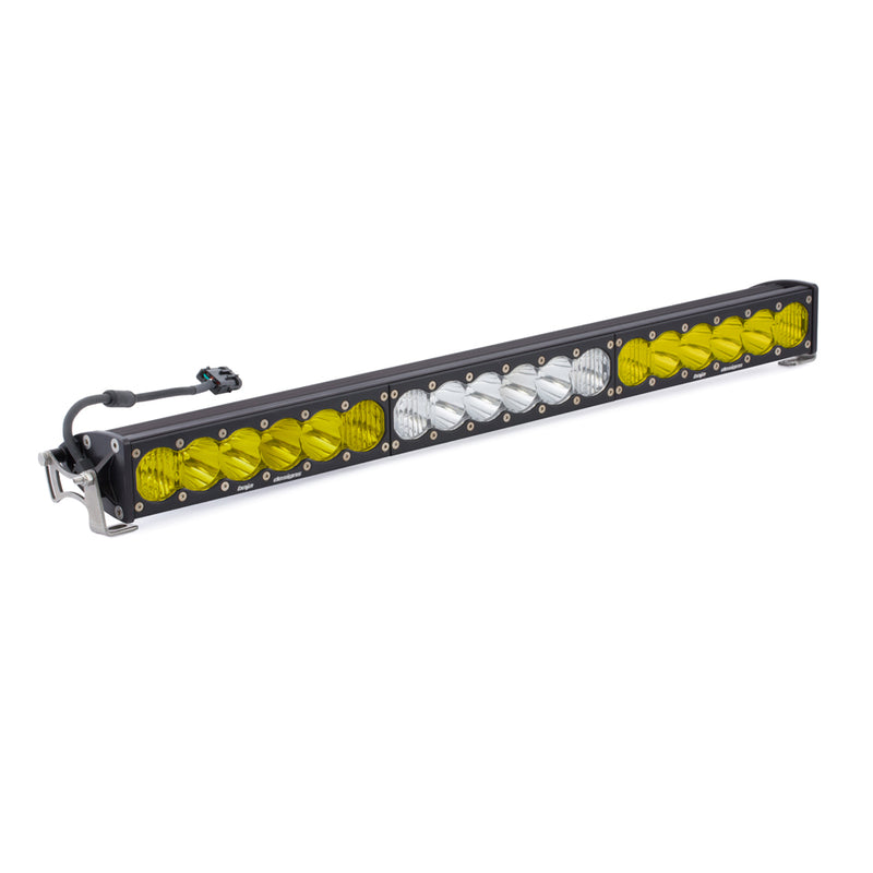 OnX6+ Straight LED Light Bars Dual Control Amber/White