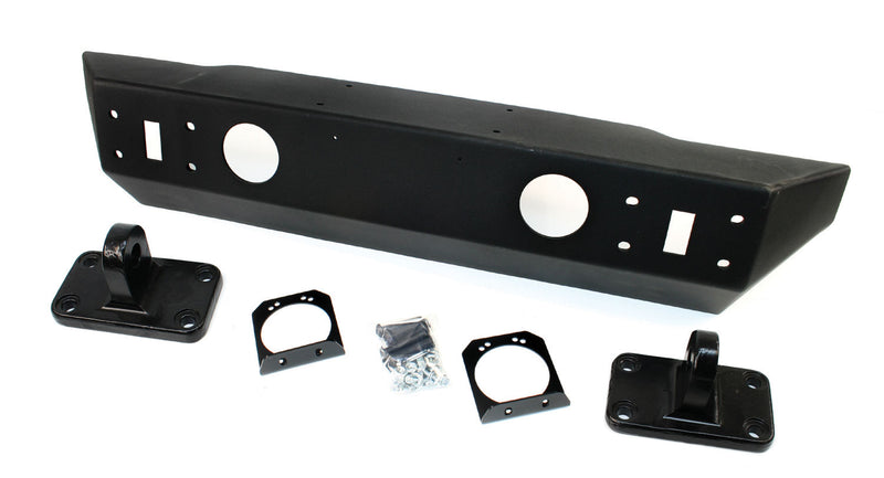 JK: RockGuard Explorer Front Bumper – Offset Drum Winch