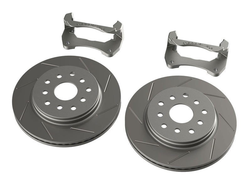 JK: Front Performance Big Rotor Kit w/ Slotted Rotors – 5x5” & 5x5.5”