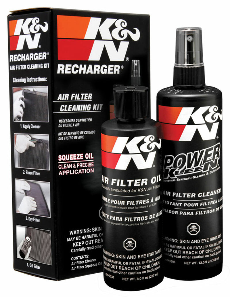 K&N FILTER CARE SERVICE KIT - SQUEEZE RED