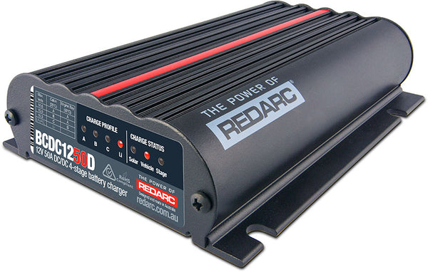 DUAL INPUT 50A IN-VEHICLE DC BATTERY CHARGER