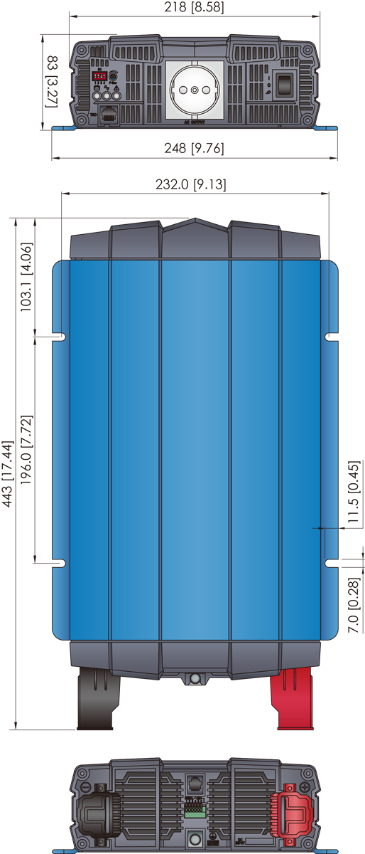 Cotek 2000 Watt Pure Sine Wave Inverter