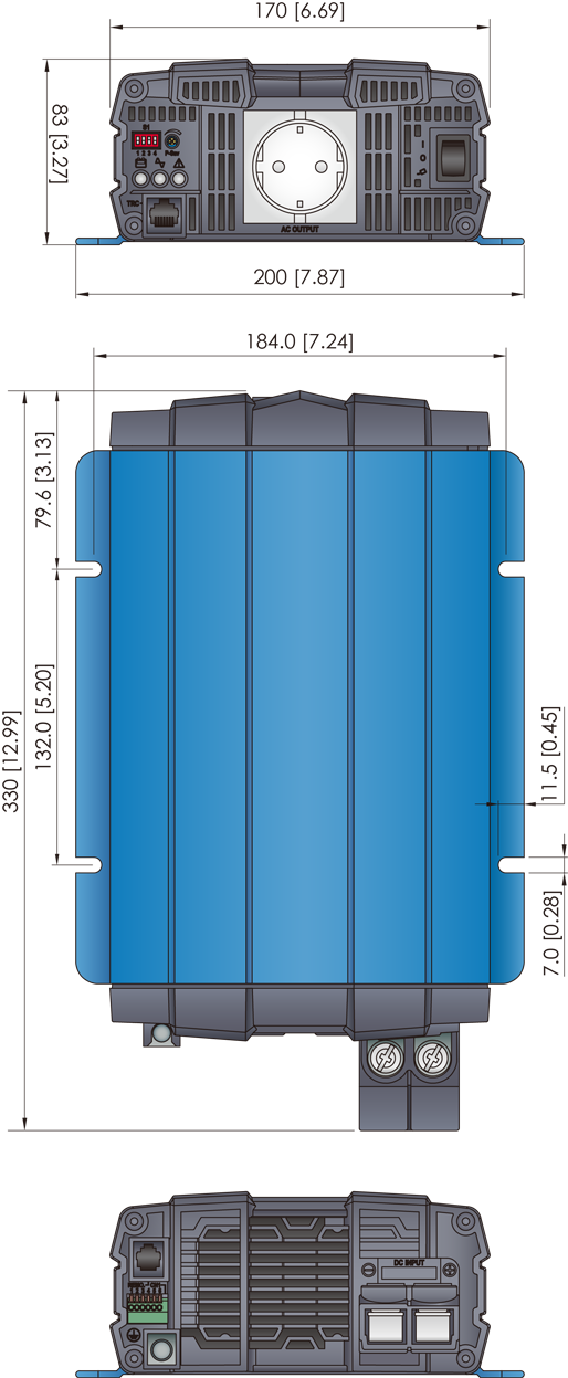 Cotek 700 Watt Pure Sine Wave Inverter