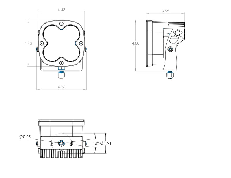 XL80 LED Auxiliary Light Pod - Universal