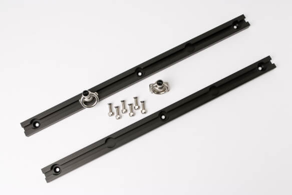 Slide-N-Lock Bed Rails (BLACK ANODIZED)