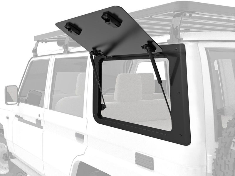 LAND CRUISER 76 GULLWING WINDOW / LEFT HAND SIDE ALUMINIUM
