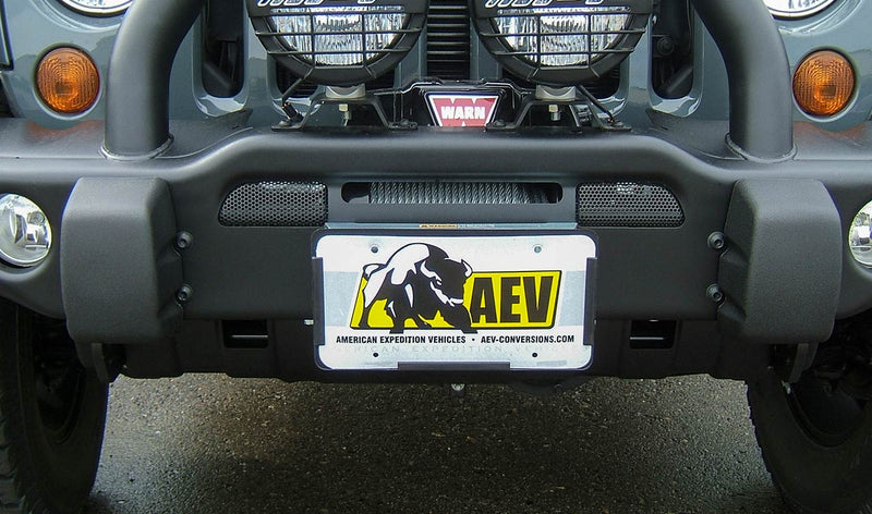 AEV ROLLER FAIRLEAD LICENSE PLATE MOUNTING KIT