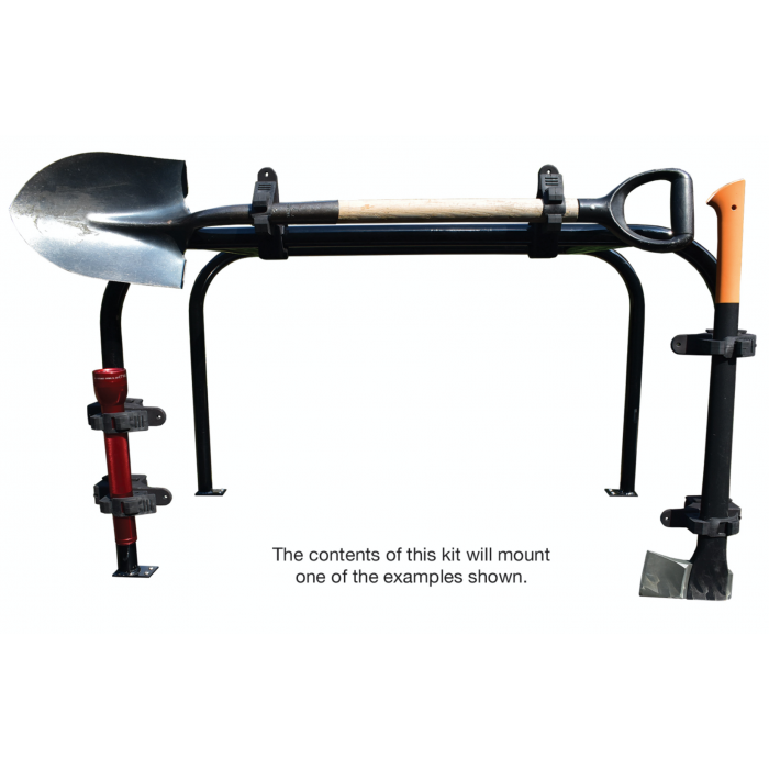 QUICK FIST.Roll Bar Tool Mount Kit (Mount For Shovel ,Axe ,High lift JACKS AND OTHERS)